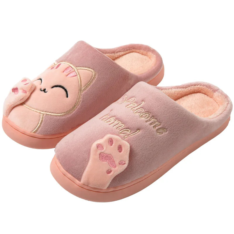 Pallene Cow milk Fuzzy Slippers Women Winter Cartoon Fur Slippers Soft Cozy Plush House Shoes Female Bedroom Cute Furry Slides