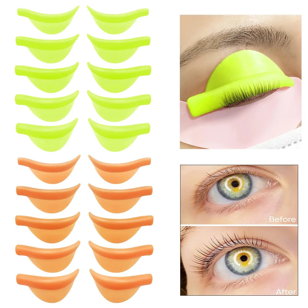 5 Pairs Lash Lift Rods Silicone Eyelash Pads (XS/S/M/L/XL) for Lash Lift Eyelash Perming Curler Lift Eyelashes Makeup Tool