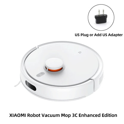 XIAOMI MIJIA 3C Enhanced Robot Vacuum Mop C103 Home Cleaner Sweeping Dragging Suction Floor Cleaning LDS Smart Planned App WiFi