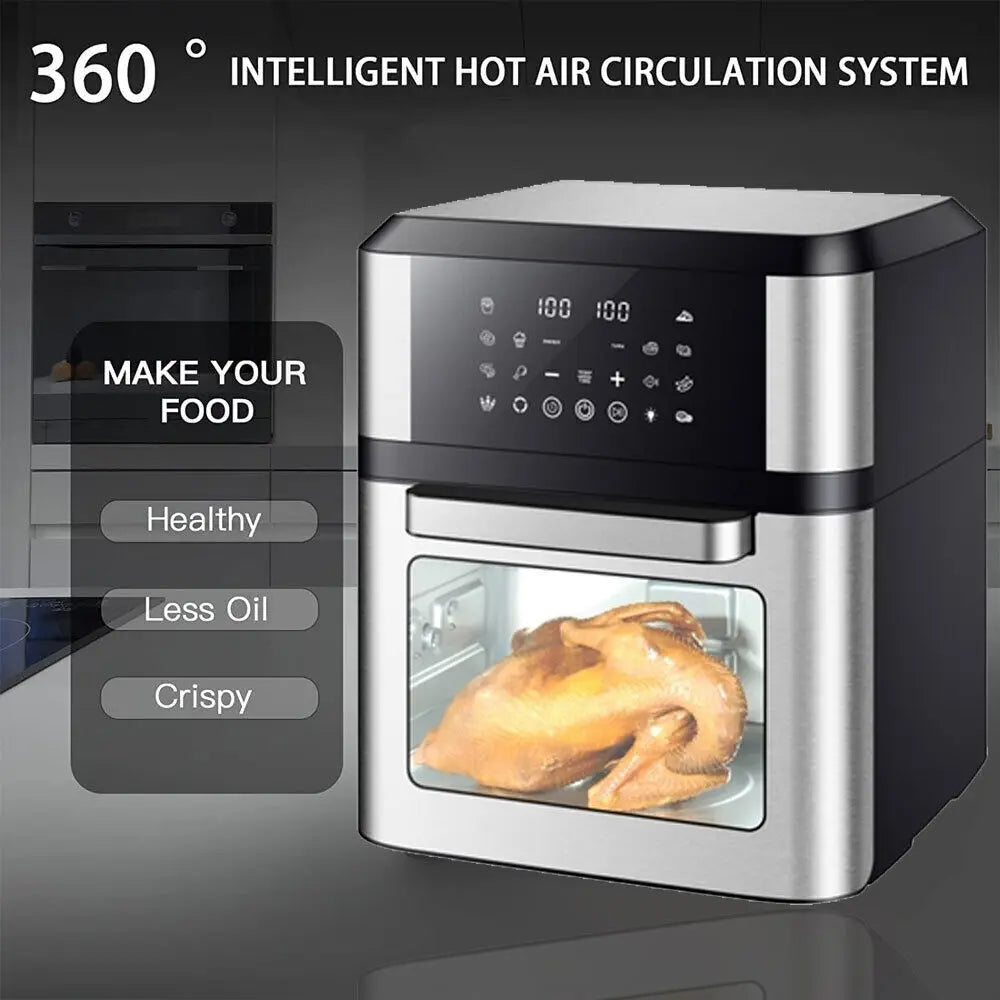 12L Air Fryer Digital Kitchen Oven Oil Free Low Fat Healthy Frying Cooker