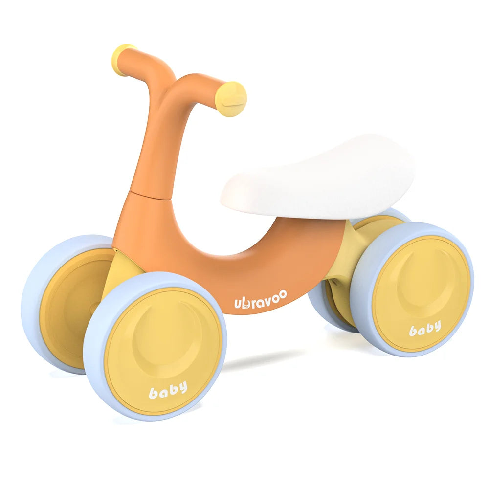 UBRAVOO Baby Sliding Walker Children‘s Balance Bike Without Pedals, Steering Limit  Prevent Rollover,10-36 months,UBR-001