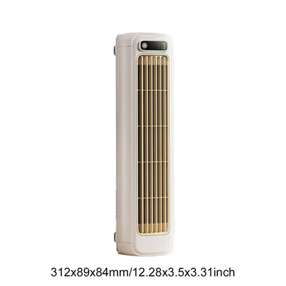 Standing Tower Fan 2000mAh USB Rechargeable Electric Fan 3 Speed Wall Mount Desktop Cooling Fan Air Circulators for Home Office