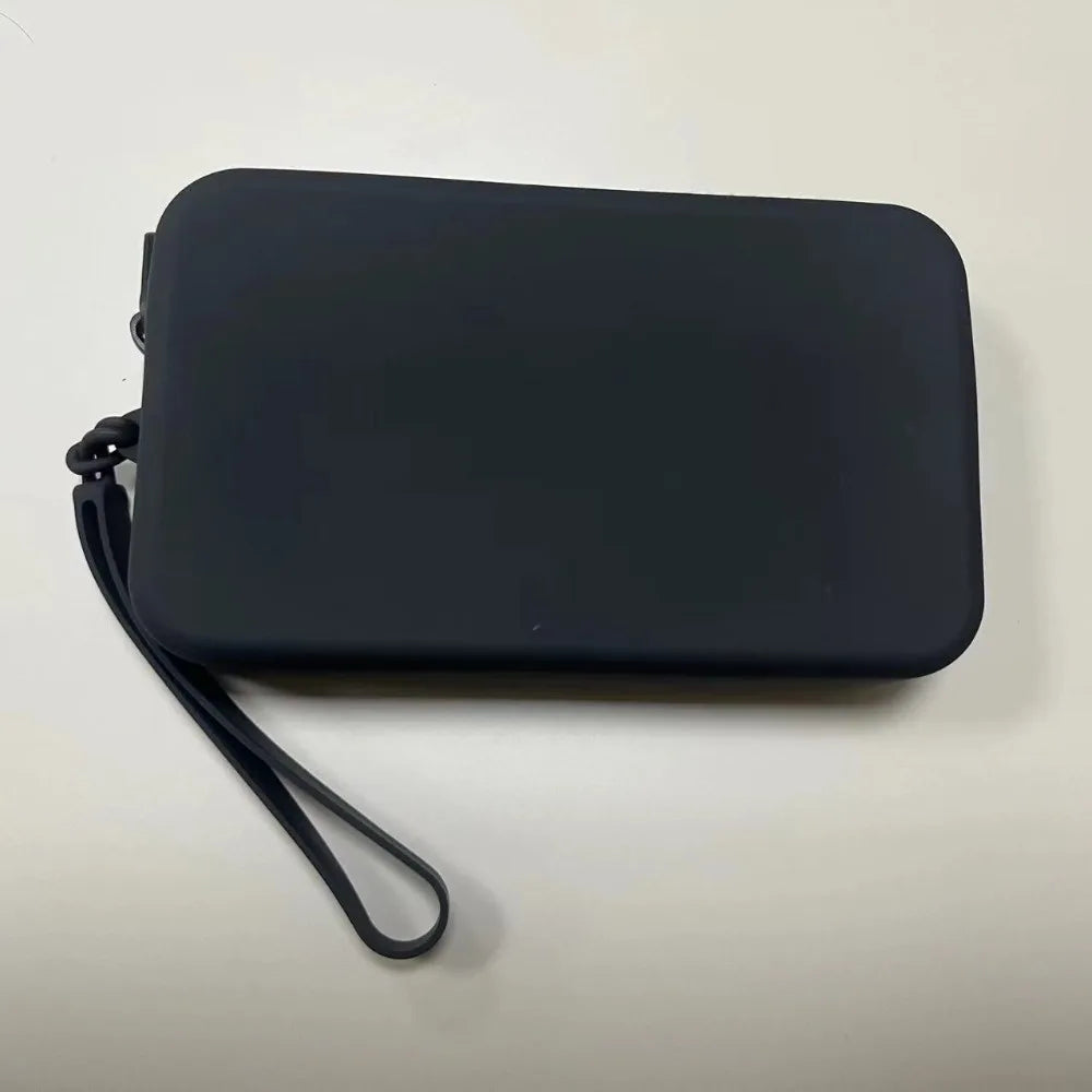 New Multifunction Rectangular Wallet Space Saving Waterproof Storage Bag Silicone Coin Purse Men