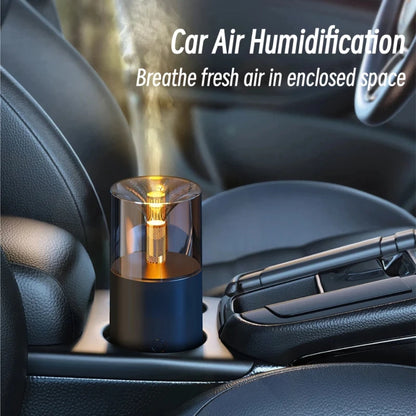 USB Aromatherapy Diffuser with Warm Light  Car  Room Fragrance Air Humidifier  Essential Oil Diffuser Diffuser humidifier Smell