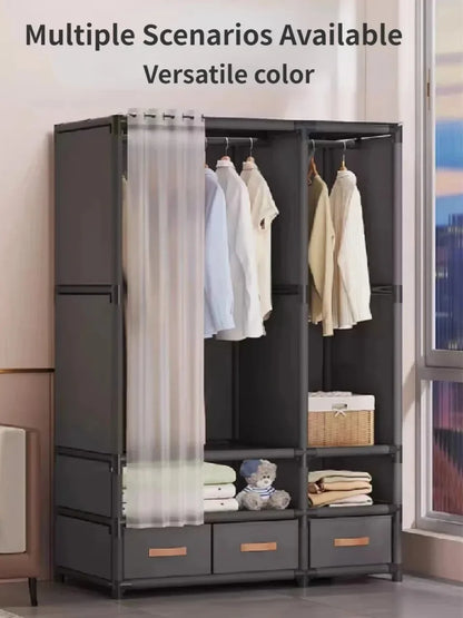 Simple Floor-Standing Wardrobes Home Large Capacity Durable Clothes Cabinet Dustproof And Economical Wardrobe Bedroom Furniture