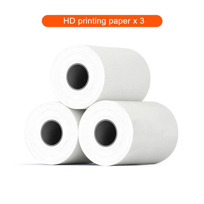 57*25mm Thermal Paper Label Sticker Self-adhesive HD Color Rolls Paper For Mini Printer Instant Print Kids Camera Photo Paper