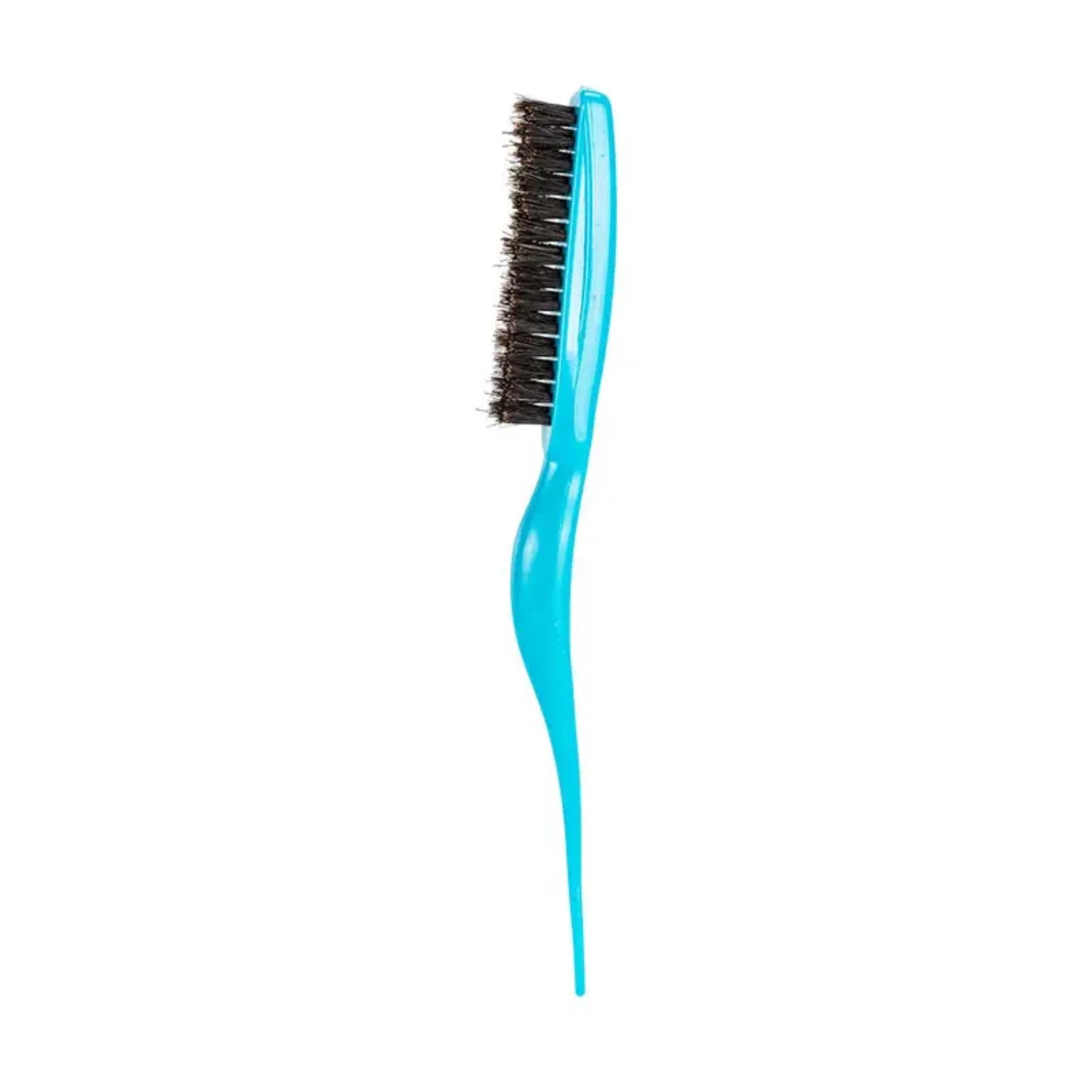 Professional Handle Triplex Comb with Row Brush Bristles for Salon Hairbrush with Pointed Tail