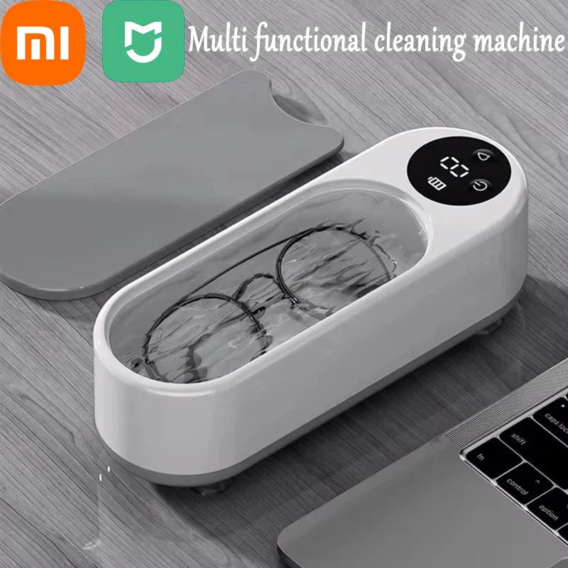 Xiaomi MIJIA Vibration Ultrasonic Glasses Cleaning Machine Household Appliances Watches Function Timer Cleaning Machine 450ml