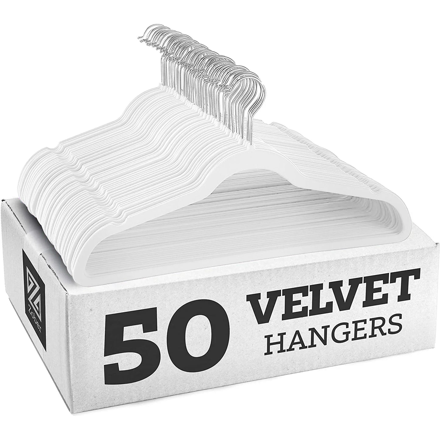 50/SET Velvet Hangers Shirt Clothes Drying Rack Wardrobe organizer And storage For Coats Pants Dress Rack Balcony Home Accessory