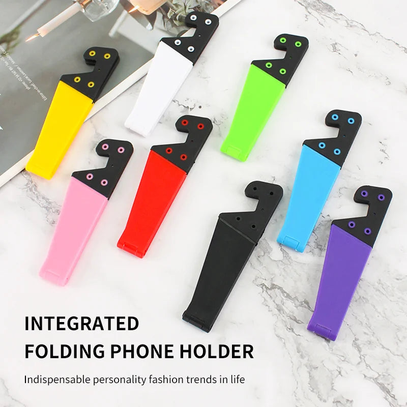 New V-Shaped Universal Foldable Mobile Cell Phone Stand Holder for IPhone IPad E-Reader Tablets Adjustable Support Phone Holder