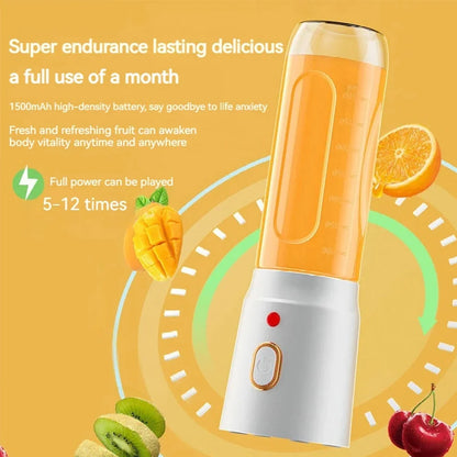 Rechargeable Mixers Fresh Fruit Juicers USB Portable Juice Bottle Mini Fast Electric Blender Smoothie Milkshake Juice Maker