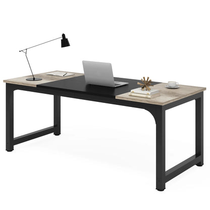 Tribesigns Modern Computer Desk Large Office Desk Computer Table Study Writing Desk Workstation for Home Office