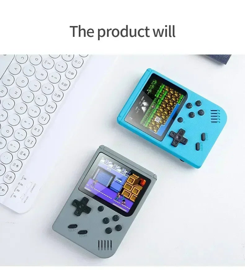 Retro Portable Mini Handheld Video Game Console 8-Bit 3.0 Inch LCD Color Kids Game Player Built-in 500 games For Kid Xmas Gift