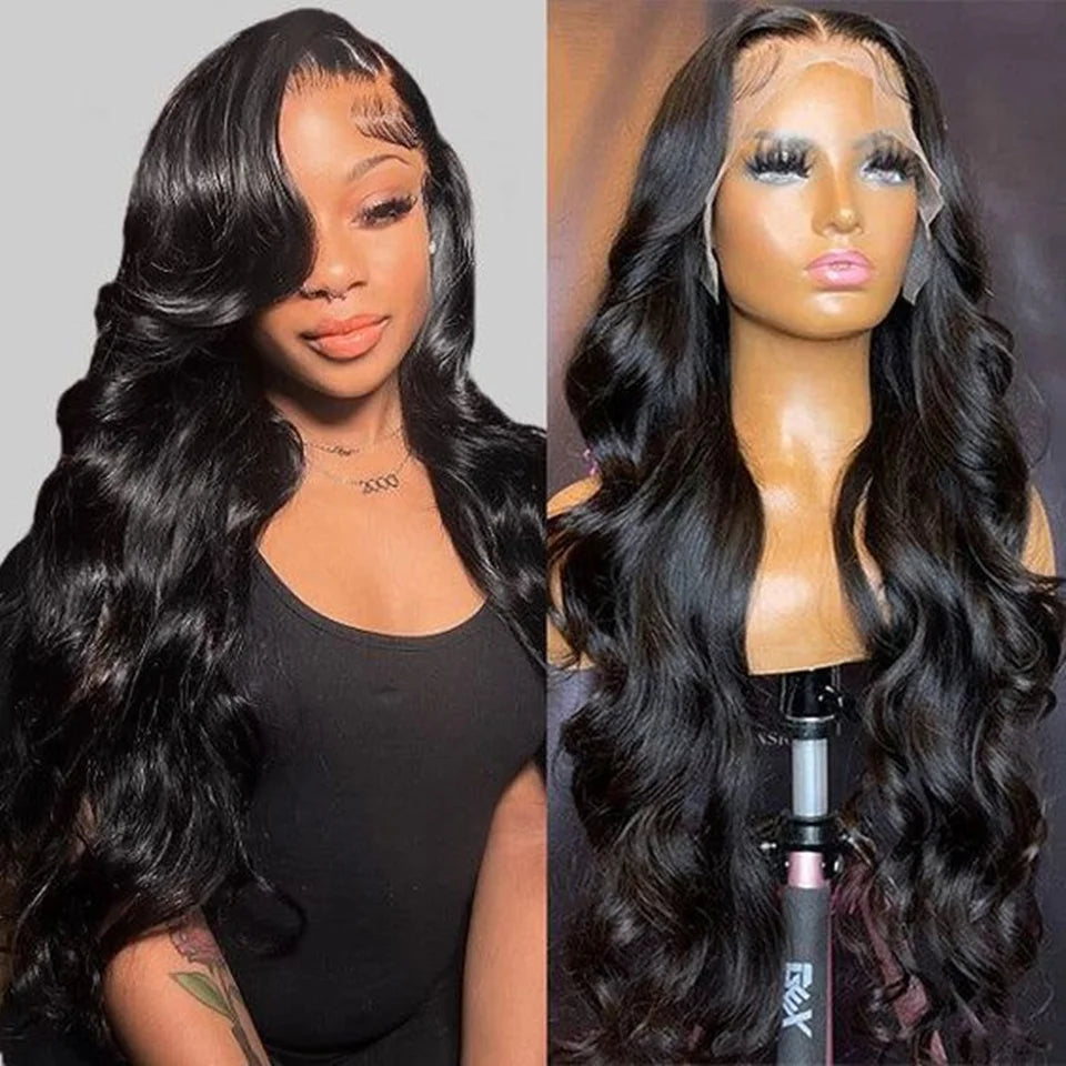 32 Inch Body Wave 13x6 Hd Lace Frontal Wig Human Hair 13x4 Hd Pre Plucked Lace Wigs For Women Brazilian 360 Lace Front Hair Wigs