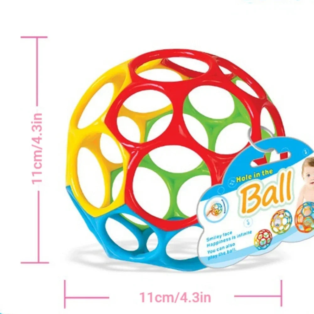 1Pc Baby Sensory Balls Baby Intelligence Develop Wave Ball Hand Bell Bite Catch Infant Sensory Development Toys for Children