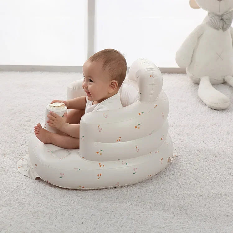 PVC Baby Inflatable Small Sofa Learning To Sit Baby Learning Seat Bath Bath Stool Portable Folding Toys Kids Sofa Sofa for Kids