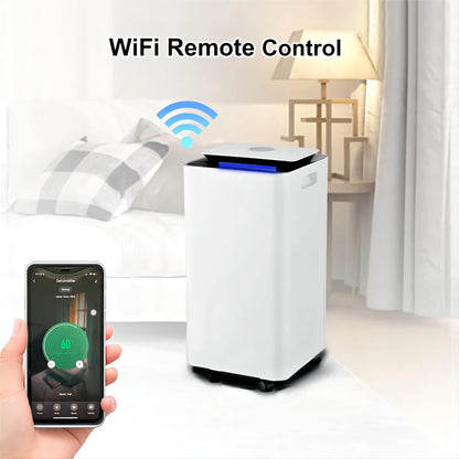 10L/12L/day Compressor Mini Home Portable Mobile Tuya Smart Air Dehumidifier with WiFI