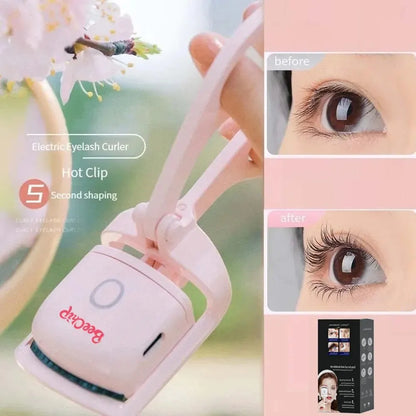 Beechip Hot Curling Electric Eyelash Curler Charging Double Temperature Eyelash Curler Lasting Temperature Control Portable