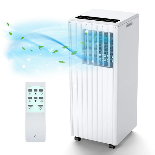 Portable Air Conditioner 9000BTUs 3 In1 Air Conditioner, Dehumidifier 42L/Day, Cooler, Fan with 2 Speeds,Digital Display