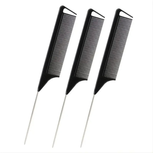 3pcs Hair Picking Comb for Hairdressing Salon - Professional Hair Picking Tool with Connecting Comb - Essential Salon Comb for P