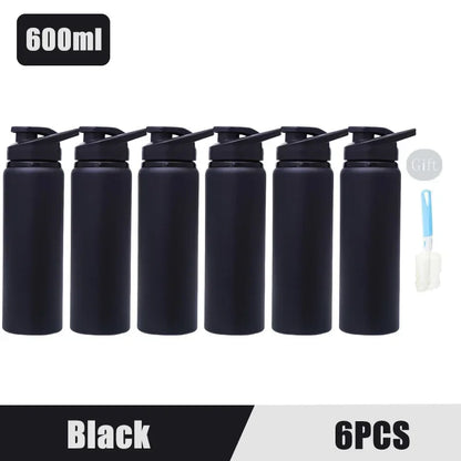 Portable Stainless Steel Water Bottle Bicycle Riding Drinking Water Bottle Outdoor Sport Travel Mug Metal Stainless Steel Bottle