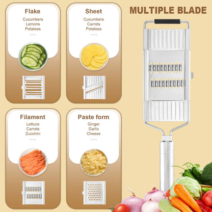 4 in 1 Vegetable Slicer Multi-Purpose Grater Cutter Peeler for Fruits Potato Peeler Carrot Grater Vegetables Kitchen Accessories