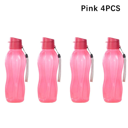 800ML Bottle Plastic Water Bottle Portable Outdoor Sports Water Cup Large Capacity Solid Color Space Cup Plastic Drinkware