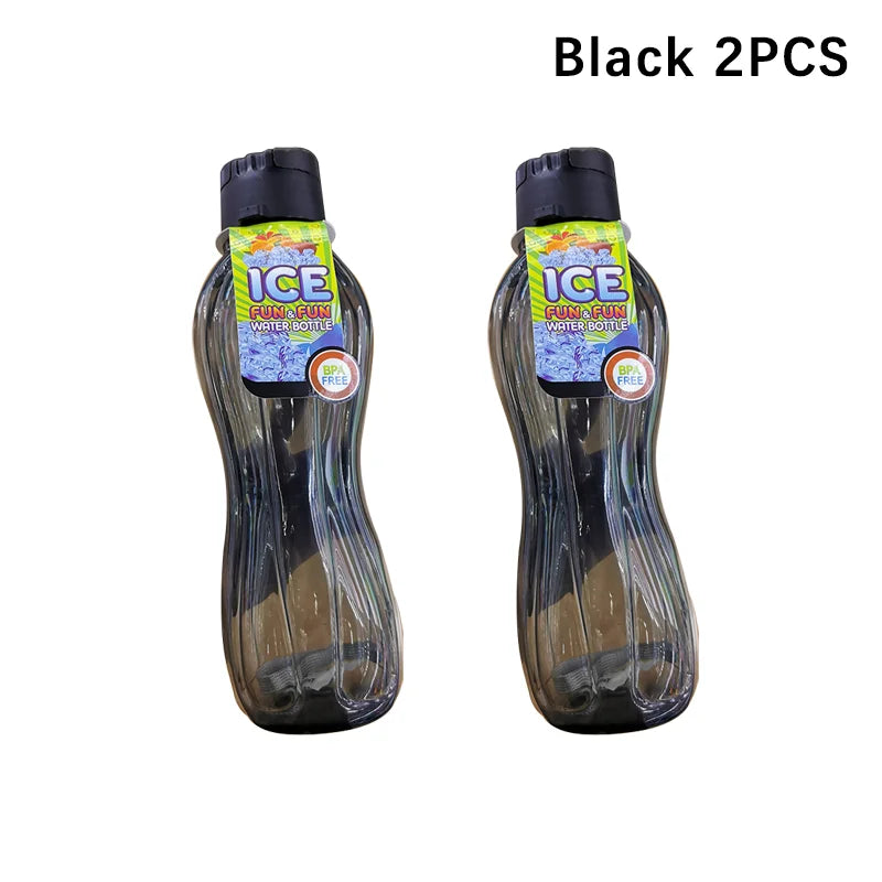 800ML Bottle Plastic Water Bottle Portable Outdoor Sports Water Cup Large Capacity Solid Color Space Cup Plastic Drinkware