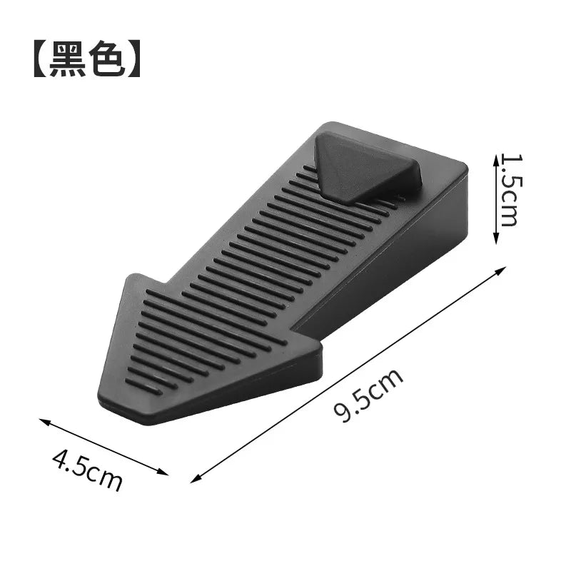 1pcs Arrow Shaped Non Slip Rubber Door Stopper For Bedroom Study Silent Door Anti Impact Door Stopper