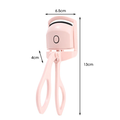 Electric Hot Eyelash Curler Temperature Control USB Charging Model Fast Heating Portable Eye Lash Perm Shaping Lasting Curling