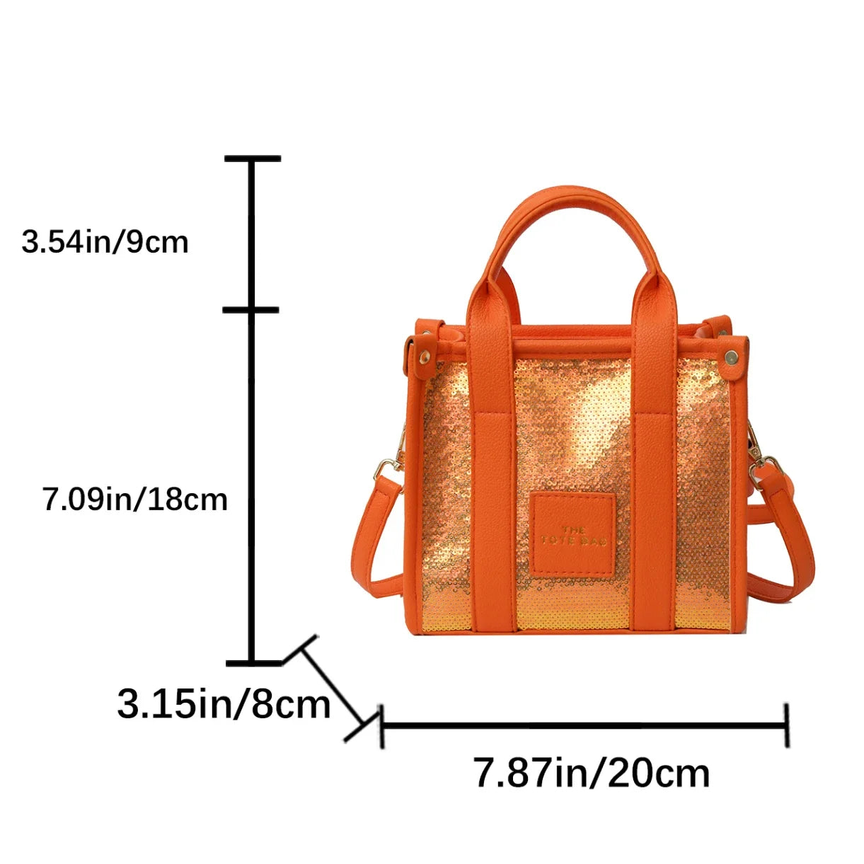 10 Color Luxury Handbag Tote For Women Fashion Sequin Clutch Bag Brand Designer Crossbody Shoulder Bag Ladies Pu Leather Bag