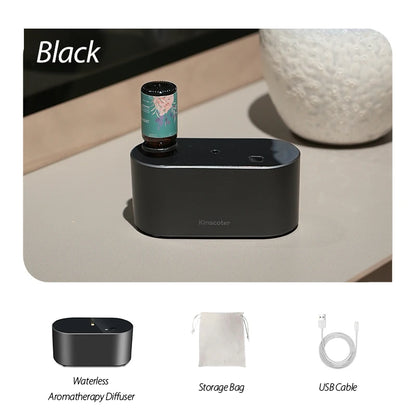 Portable Waterless Aroma Diffuser Automatic Induction Essential Oil Atomising Diffuser with Timed Mist for Bedroom Holiday Gift