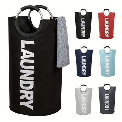 115L Large Dirty Laundry Basket multiple Colors Foldable Laundry Bag Foldable and Portable Handle Folding Wash Box