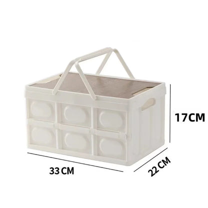 1 Outdoor Camping Storage Box With Handle, 15L Foldable Storage Box, Portable Camping And Picnic Storage Box, Car Luggage