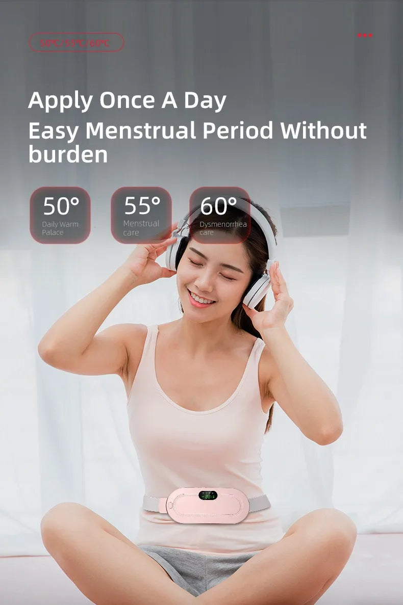 usb Massage belt for girls, warm belly during menstruation, warm and comfortable abdominal therapy device, waist massage device