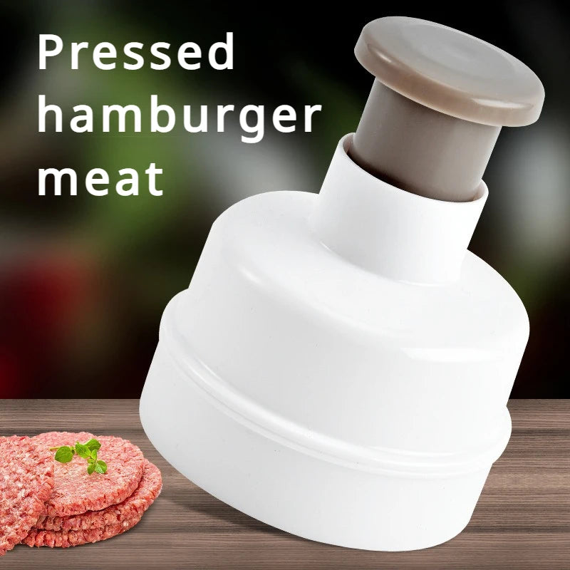 1pc Hamburg meat press, pancake pressing tool, steak auxiliary food, making beef patties, frying shrimp patties mold