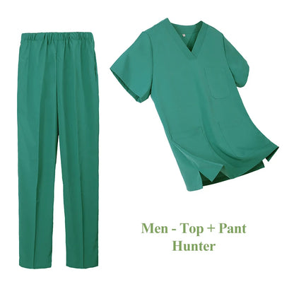 UltraAir™ Quick-Dry Scrubs Medical Uniform Stretch Nurse Doctor Workwear Top and Pant Hospital Dental Clinic Outfits S11-01