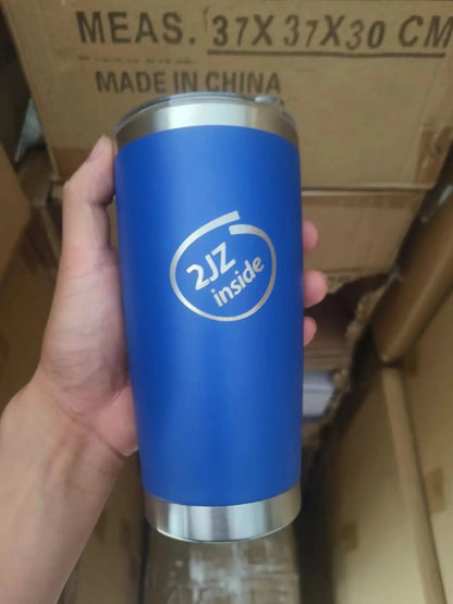 20oz Coffee Mug Thermal Cup Tumbler with Lid 304 Beer Stainless Steel Vacuum Insulated Double Wall xicaras caneca copo termico