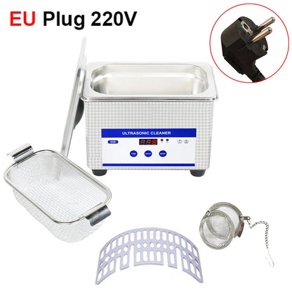 Ultrasonic Cleaner Ultrasound Glasses Jewelry Cleaner 40KHZ High Frequency Ultrasonic Washing Bath for Glasses Jewelry Cleaning