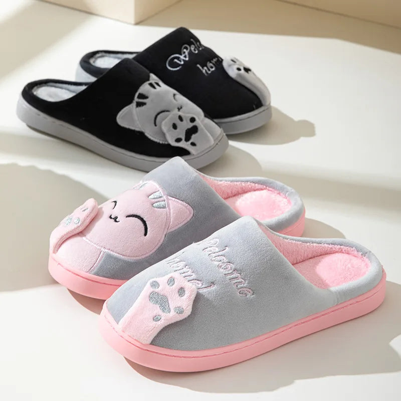 Pallene Cow milk Fuzzy Slippers Women Winter Cartoon Fur Slippers Soft Cozy Plush House Shoes Female Bedroom Cute Furry Slides