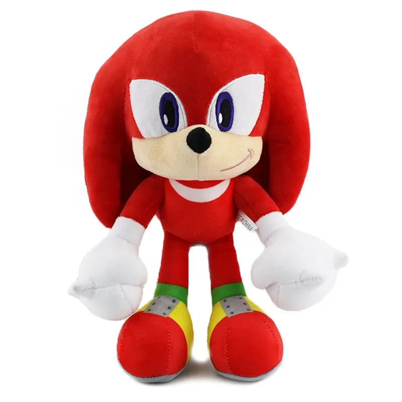 New 30cm Sonic peluches toy  cartoon hedgehog Amy Rose knuckle tail soft stuffed doll child birthday Sonic lovely  toys