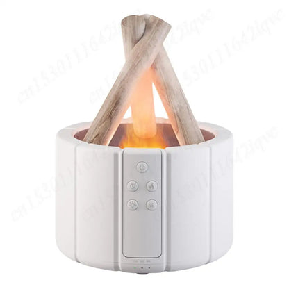 250ml Campfire Flame Aroma Diffuser Bonfire Air Humidifier Ultrasonic Cool Mist Maker Fogger Aromatherapy Essential Oil Diffuser