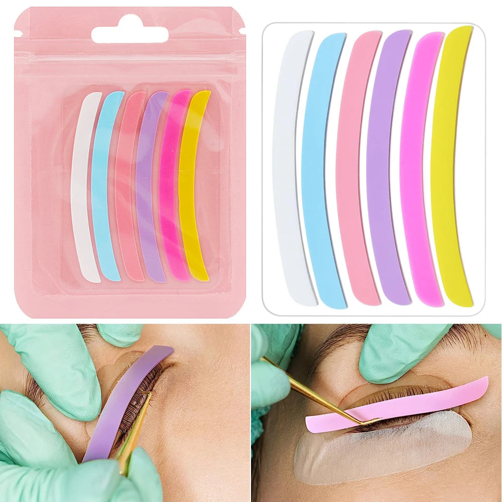 3Pairs Lash Lift Curlers Pads Tool Reusable Lashlift Rods Silicone Perm Eyelash Lifting Tapes Makeup Tool for Eye Lash Extension