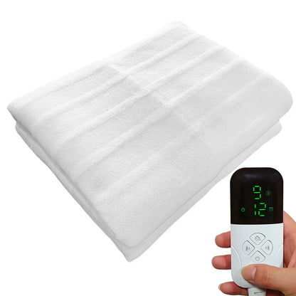 Electric Blanket Quick Heating Pad Blanket UK Plug Warmer Bed Mattress with Timer 150*80cm/150*120cm/180*150cm/200*180cm