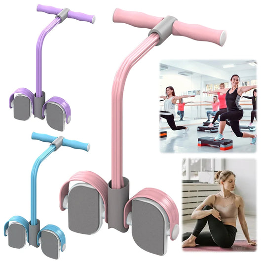 Resistance Bands 6-Tube Yoga Pedal Puller Resistance Band Elastic Pull Rope Fitness Equipment for Abdomen Waist Arm Training