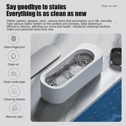 Xiaomi MIJIA Vibration Ultrasonic Glasses Cleaning Machine Household Appliances Watches Function Timer Cleaning Machine 450ml