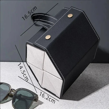 Portable Jewelry Boxes Organizer Travel Sunglasses Accessories Case 2/3/4/5/6 Grids Sunglasses Makeup Box Organizers Coin holder