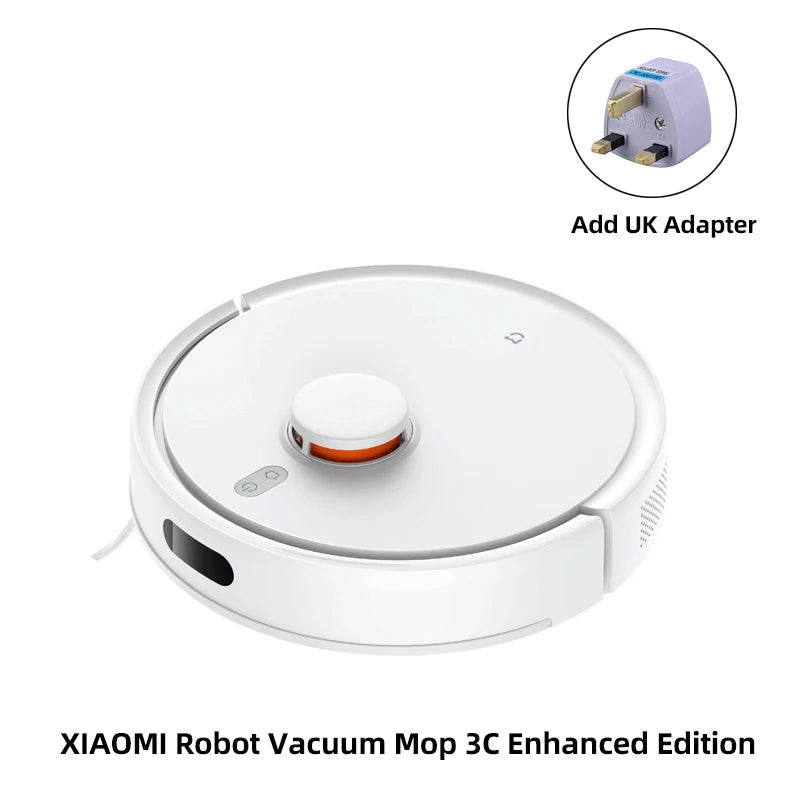 XIAOMI MIJIA 3C Enhanced Robot Vacuum Mop C103 Home Cleaner Sweeping Dragging Suction Floor Cleaning LDS Smart Planned App WiFi