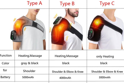 Electric Heating Shoulder Massager