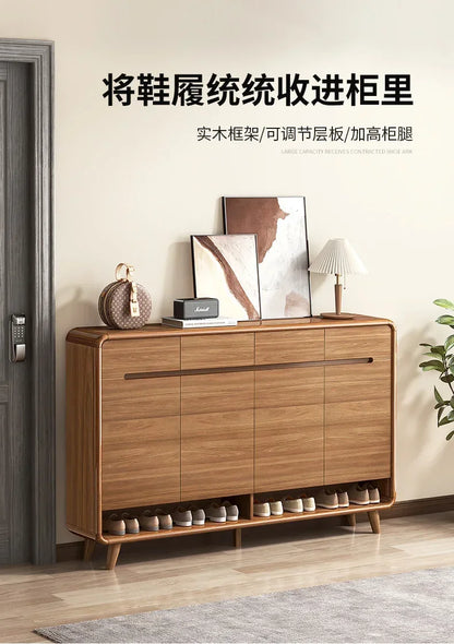 Nordic retro luxury corridor shoe cabinet